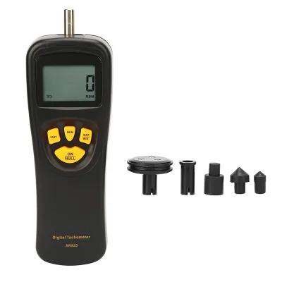 Obrázok produktu pre Kontaktný tachometer, digitálny tachometer, digitálny detektor rýchlosti, merač rotácie, kontaktný detektor rotácie, digitálny tachometer