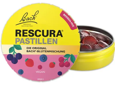 Productafbeelding van Bachbloesem Original Rescura pastilles, bessenmix, 50 gram pastilles