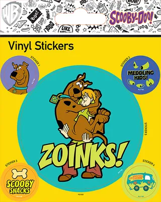 Image de Scooby Doo - Jeux d'autocollants - Zoinks