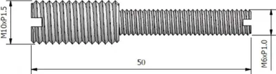 Immagine prodotto di Bullone JMP M6X1,00 mm 7220240