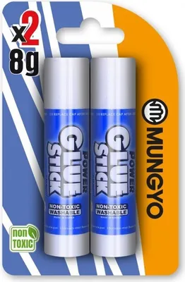 Produktbild von Mungyo Klebestift 8 gr 2 Stück Blister