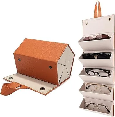 Produktbild von Omgoods – Faltbarer Brillenetui mit 5 Fächern für Sonnenbrillen