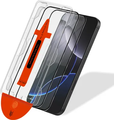 Produktbild von 2-Pack Iphone 16 Pro Max Displayschutz - Gehärtetes Glas | [Automatische Installation] - Blasenfrei