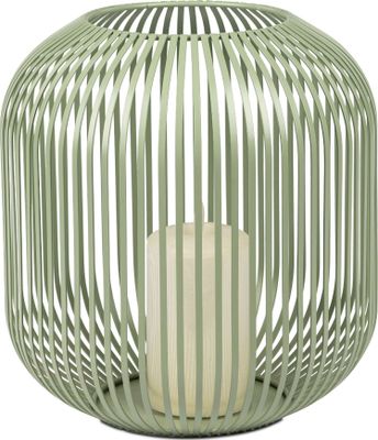 Windlicht Wili Stäbe in Kugelform H. 28cm grün aus Metall Formano F25