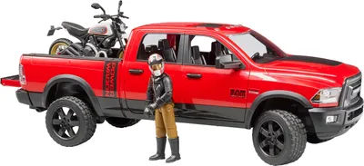Zdjęcie produktu dla Auto Dodge RAM 2500 Power Wagon z motocyklem