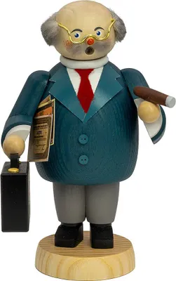 Produktbild von Banker (18cm) Räuchermann von Seiffener Volkskunst