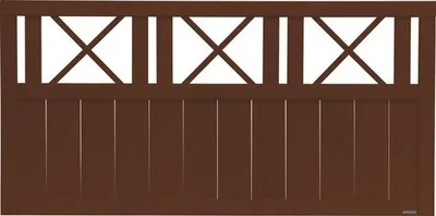 Produktbild von Vorgartenzaun Konsta Provence 180 x 90 cm braun