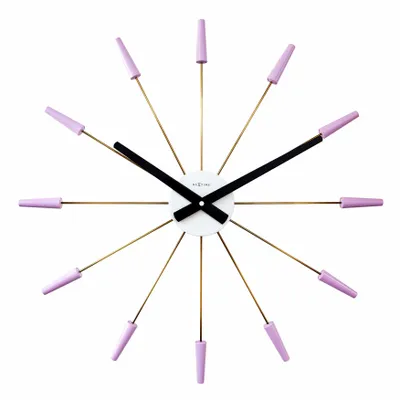 Productafbeelding van NeXtime - 2610LA - Wandklok - 58cm - violet - Plug Inn
