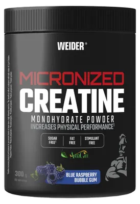 Image de Créatines - Weider - Micronized Creatine (300g) - Saveur Blue Raspberry