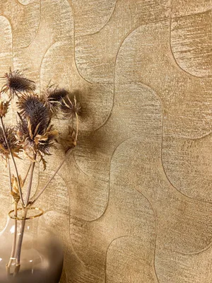 Produktbild von NEWROOM Tapete Kalon Gold Vliestapete - Glamour Muster Struktur  Germany