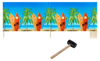 Produktbild von Ladeheid Strand Windschutz Sichtschutz LAEX001 (Surfbretter, 10 m)