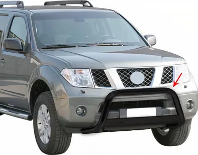Immagine prodotto di Barra di protezione paraurti anteriore per Nissan Pathfinder 2005-2011 ø63mm acciaio nero