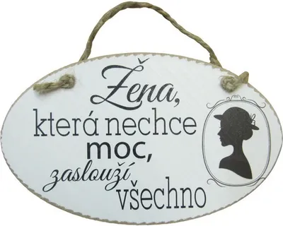 Obrázek produktu pro Dřevěná dekorace na zeď, cedule s nápisem 1118-3 11x18 cm