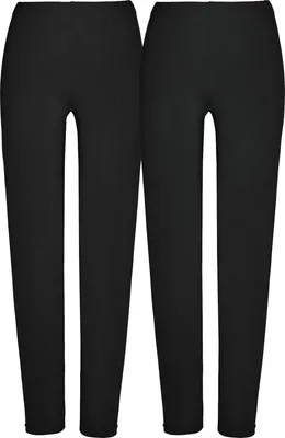 Produktbild von REDBEST Damen-Leggings, lang 2er-Pack schwarz 40 / 42