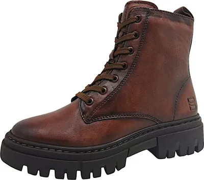 Productafbeelding van Bagatt Lilo: Dameslaarzen, veterschoenen, bruin, geschikt voor casual gebruik, schoenmaat: 39 EU