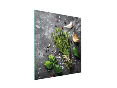 Image de Planche à découper en verre 45x52 Épices