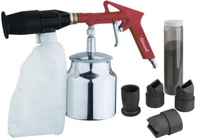 ADLER Sandstrahlpistole GT-06 mit Sandrückgewinnung 600 ml