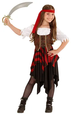 Immagine prodotto di Costume classico da bucaniere per ragazze taglia: XL 158