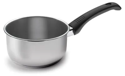 Stielkasserolle 12 cm, Edelstahl, poliert, 0,8 l