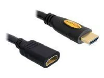 Produktbild von Delock High Speed HDMI with Ethernet - HDMI-Verlängerungskabel - HDMI männlich zu HDMI weiblich - 1 m