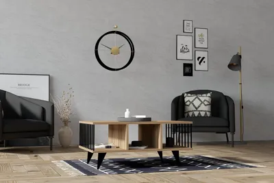 Produktbild von Skye Decor, Bert - Walnut, Couchtisch, Nussbaum, 100 % MELAMINBESCHICHTETE SPANPLATTEN, 90 x 60 x 40 cm