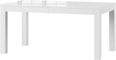Produktbild von Furniture24 Tisch Küchentisch Esszimmertisch Esstisch WENUS Ausziehbar 160-300 cm Weiß Hochglanz