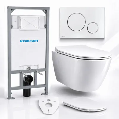 Produktbild von Alcadrain Vorwandelement WC-Schüssel Betätigungsplatte M671 Chrom | BADLAND ROLO