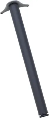 Produktbild von Tischbein Schwarz matt Höhe 820 mm TFD23 Metall rund Ø 60 mm