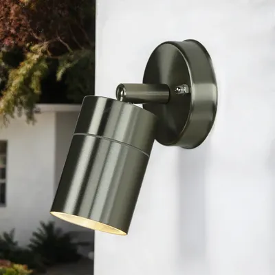 Obrázek produktu pro Bodová lampa venkovní nerezová ocel IP44 Moderní GU10 flexibilní COLLINS nástěnné světlo reflektor fasáda domu