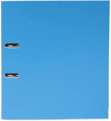 Produktbild von Ordner PREM'TOUCH aus PP mit 2 Ringen, Rücken 80mm, DIN A4 Überbreite Hellblau