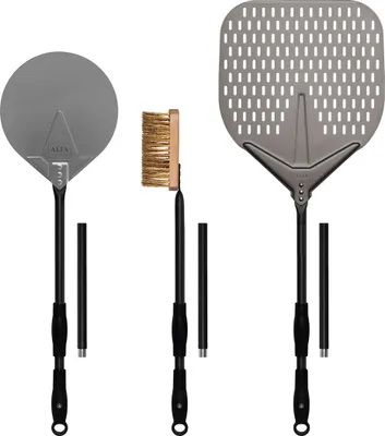 Produktbild von Alfa Forni Pizza Schaufel Set Medium Ø 30cm Schaufel + Wender + Reinigungsbürste AC-SETPALE-M