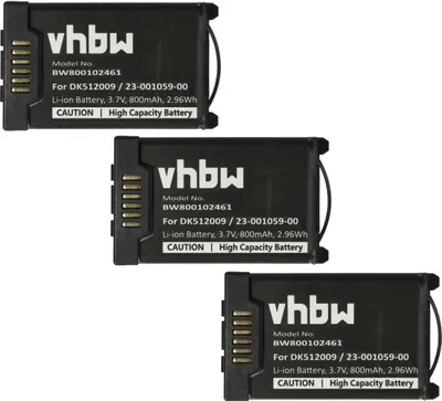 Produktbild von vhbw 3x Akku Ersatz für Mitel 11205639, 126569, 68768, A600ST1 für schnurlos Festnetz Telefon (800 mAh, 3,7 V, Li-Ion)