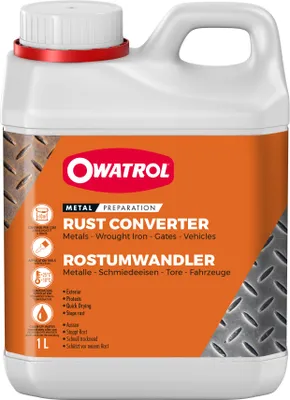 Produktbild von Owatrol Rostumwandler & Grundierung für Metall im Außenbereich, ohne Schleifen, 1 Liter