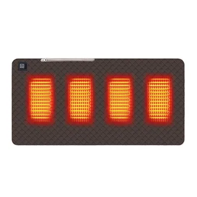 Produktbild von Beheiztes Sitzkissen 45x90 cm, tragbares USB-Heizkissen mit 3 Heizstufen, faltbares wasserdichtes Wärmekissen für Büro, Spielzimmer, Wohnzimmer
