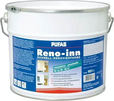 Produktbild von PUFAS Reno-inn Schnell-Renovierfarbe - 10 Liter