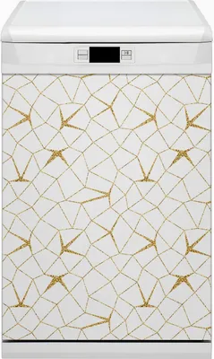 Produktbild von Abwaschbar 45x80 cm Geschirrspüle Magnetmatte Küche Dekorative  - Goldmosaik