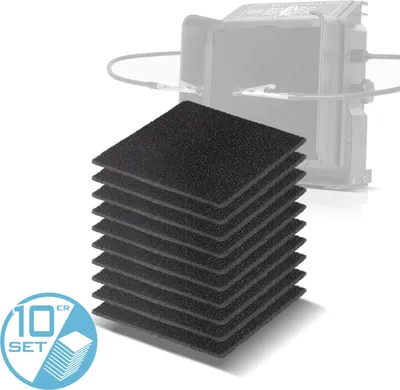 Produktbild von STAHLWERK Aktivkohlefilter Vorderseite 10er Set für Dunstabzug FE-27 ST