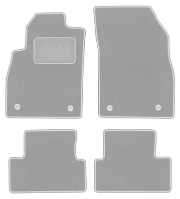 Immagine prodotto di Tappetini in moquette per Opel Astra J 2009-2015 (hatchback/berlina/station wagon) – set 4 pezzi, grigi, su misura – Wielganizator OSLO