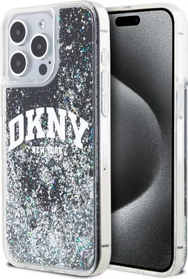 Obrázok produktu pre Puzdro Dkny Liquid Glitter Big Logo Na Iphone 13 Pro Max - Čierne
