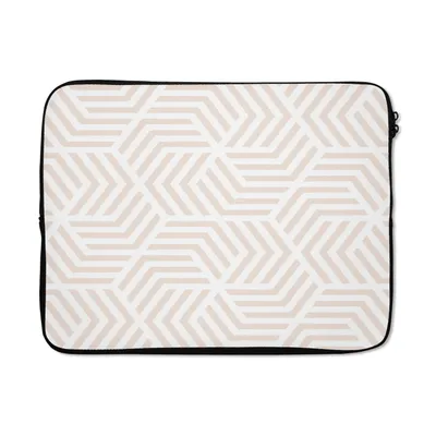 Produktbild von MuchoWow® Laptop Hülle 15 Zoll Muster - Geometrie - Gestaltung - Pastell Laptoptasche - Laptoptasche - Sleeve - Rundum-Schutz