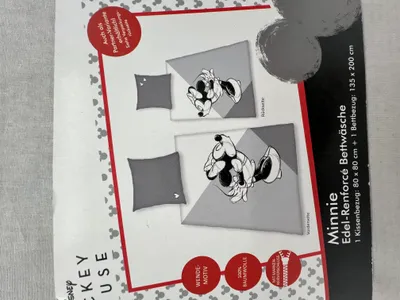 Produktbild von Disney Mickey Mouse Edel-Renforcé-Bettwäsche 135x200 cm Minnie