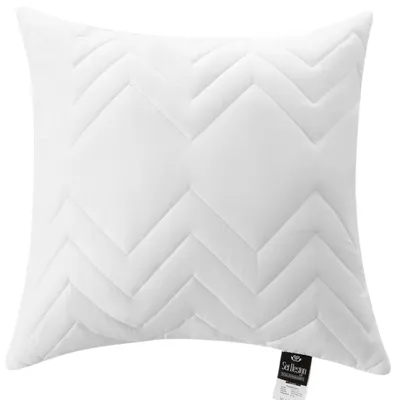 Produktbild von Sei Design Classic Mikrofaser Kopfkissen | weiß, gesteppt 50 cm x 50 cm