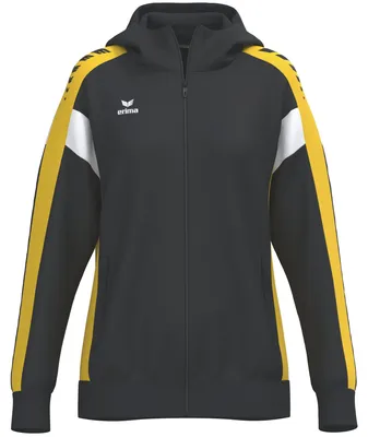 Produktbild von Erima Celebrate 125 Trainingsjacke mit Kapuze Schwarz/Gelb - 44