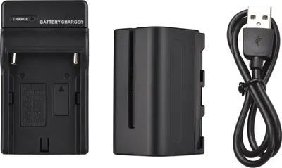 Image de NP-F750/ NP-F770 Kit batterie et chargeur pour appareil photo, 1 pièce, 7,2 V, 5200 mAh, grande capacité, rechargeable, avec câble USB, remplacement pour SONY NP-F550 F570 F750 F770 F960 F970