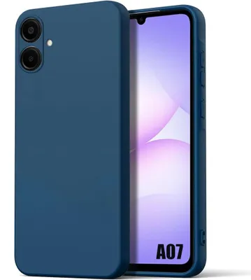 Image de Coque pour Samsung Galaxy A07, Protection Silicone Souple Doux Slim Anti-Rayures Bleu Marine