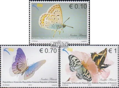 Produktbild von Briefmarken Kosovo 2012 Mi 216-218 (kompl.Ausg.) postfrisch Schmetterlinge