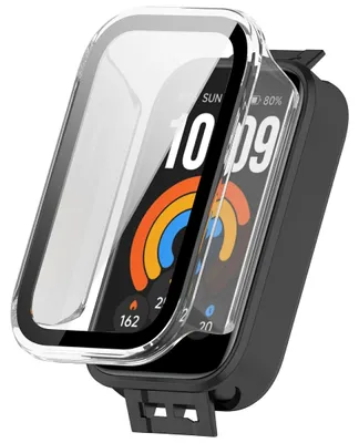 Immagine prodotto di Custodia per smartwatch + vetro protettivo 9H per Xiaomi Smart Band 11 Active, cover protettiva