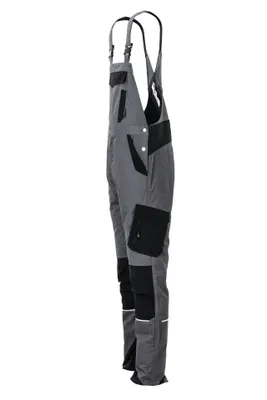 Produktbild von Planam Latzhose Norit Herren Gr. 25 schiefer/schwarz