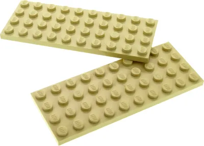 Produktbild von 2x Lego Bau Platte 4x10 beige Basic Grundplatte Star Wars 41135 4609328 3030