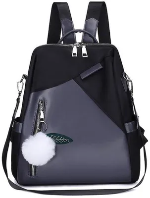 Obrázok produktu pre Čierny dámsky batoh 30 x 12 x 25 cm na cestovanie